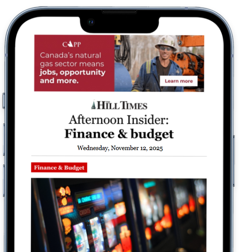Phone mockup of afternoon newsletter.