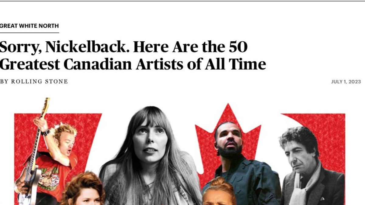 Best Canadian Musicians, Singers, And Artists: 25 Icons From Canada