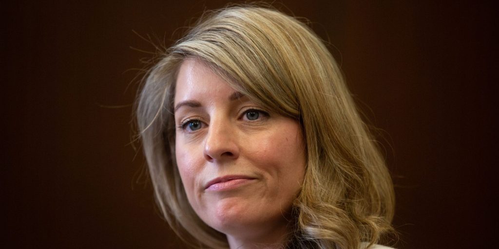 Minister of Foreign Affairs Mélanie Joly