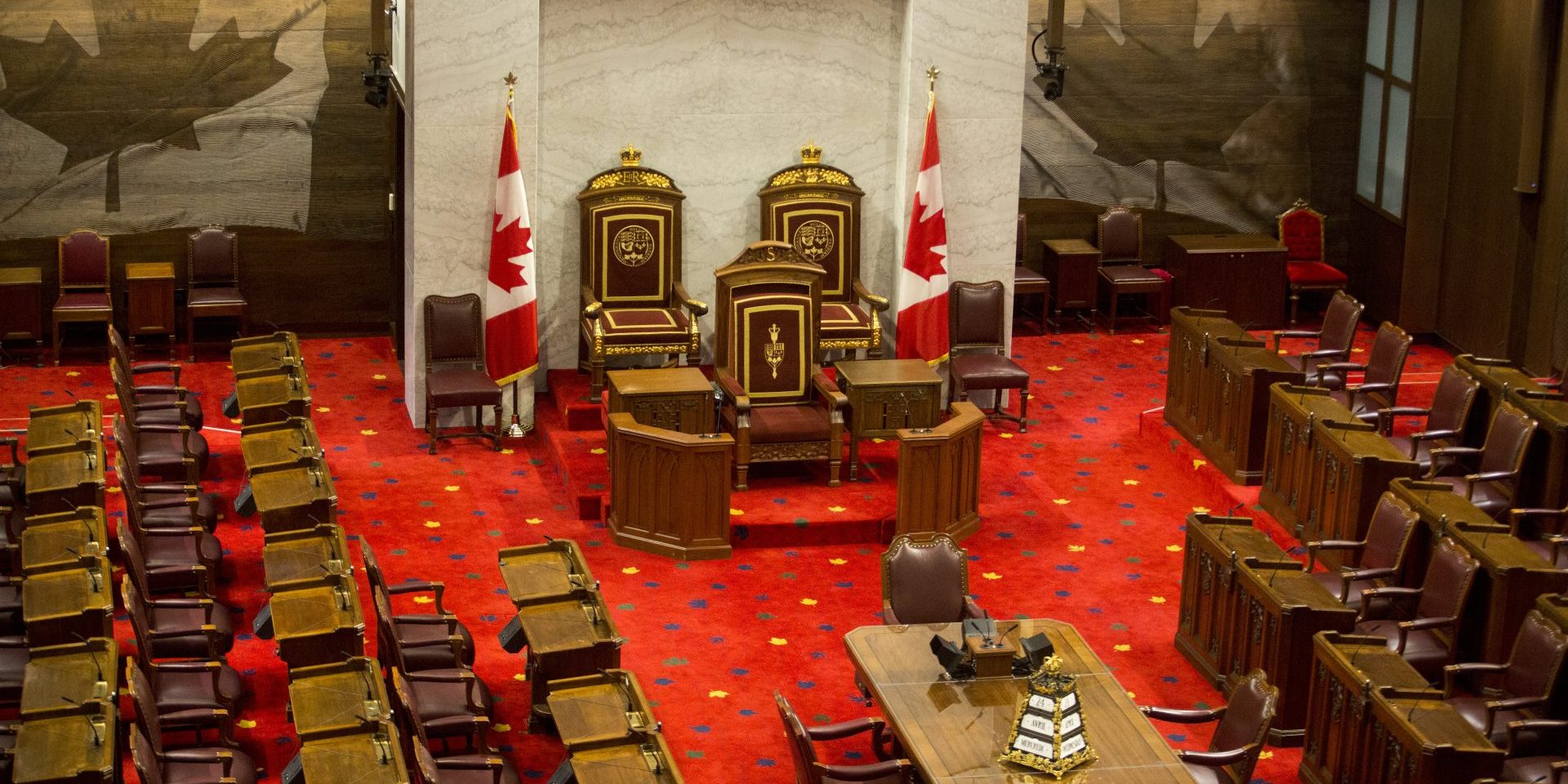 Senate Chamber in Senate of Canada Building