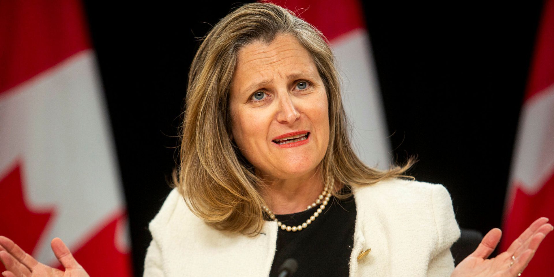 Deputy Prime Minister Chrystia Freeland