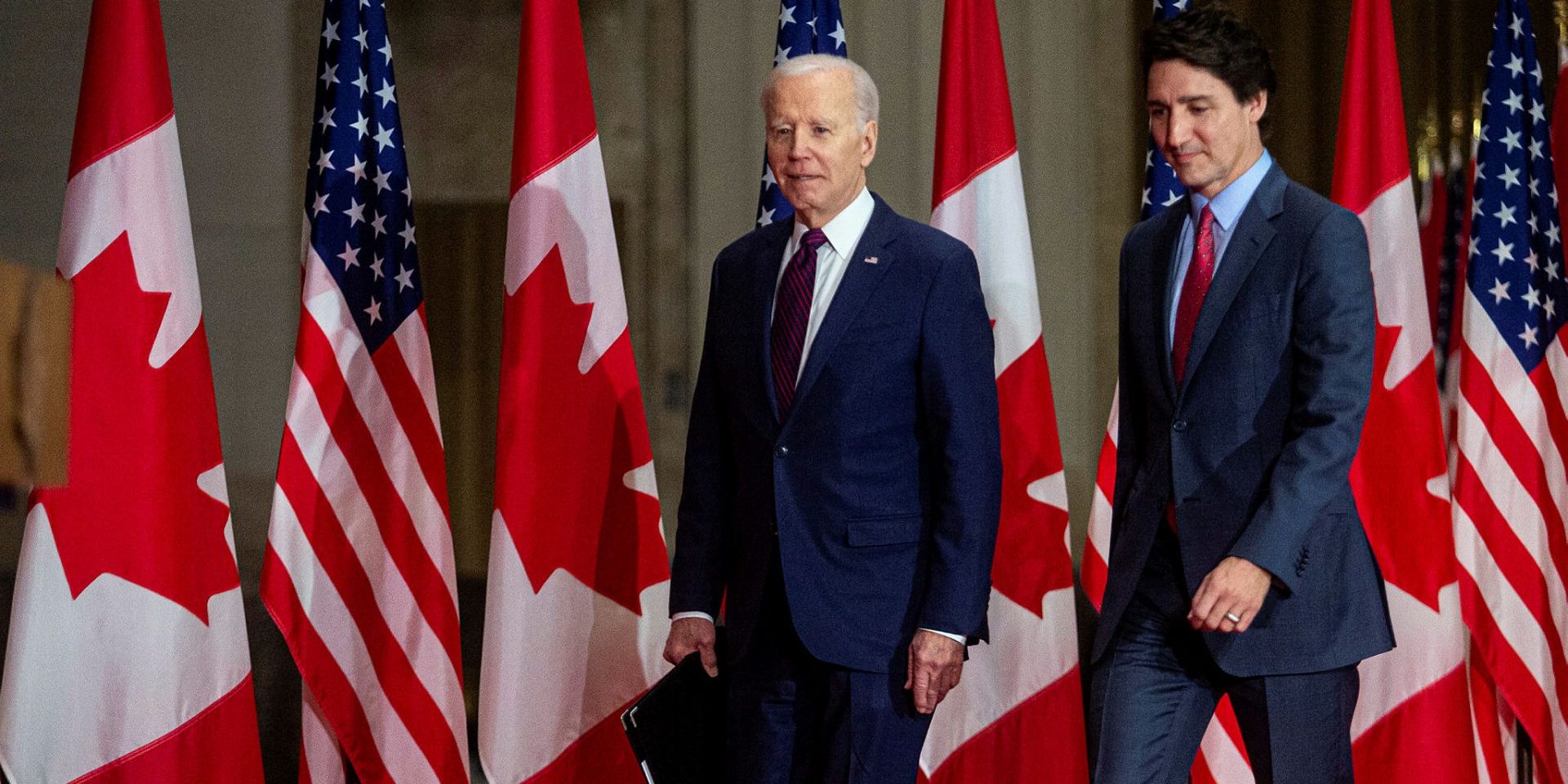 Prime Minister Justin Trudeau and President Joe Biden