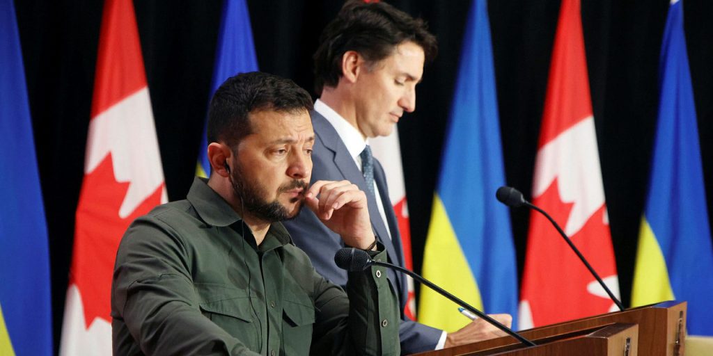 Justin Trudeau, Volodymyr Zelenskyy