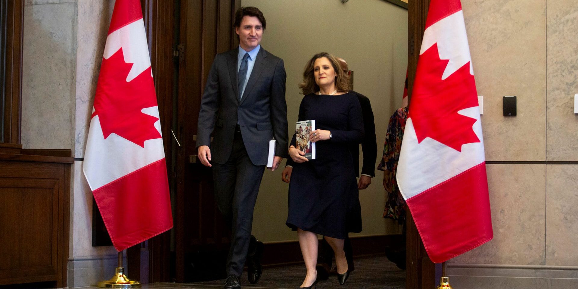 Justin Trudeau and Chrystia Freeland