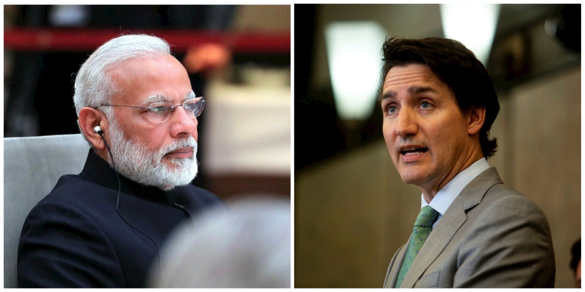 Modi and Trudeau mashup. Image courtesy Wikimedia Commons and Andrew Meade