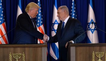 Donald Trump and Benjamin Netanyahu