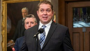 Past Conservative leader Andrew Scheer took a 2018 trip to the American capital, which included a meeting with a cabinet secretary. The Hill Times photograph by Andrew Meade