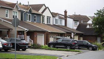 Semi-detached single family homes in Ottawa’s Greenboro neighbourhood