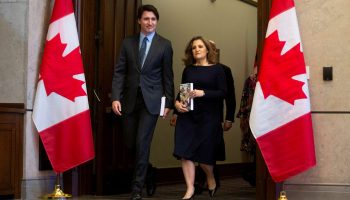 Justin Trudeau and Chrystia Freeland