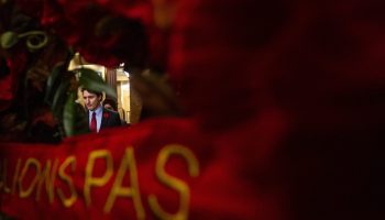 Prime Minister Justin Trudeau speaks with reporters in the House of Commons foyer before Question Period on  Nov. 5, 2024. The Hill Times photograph by Andrew Meade