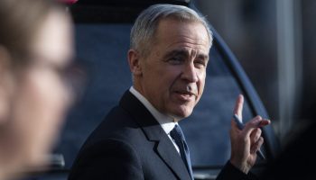 Prime Minister Mark Carney leaves West Block after the Canada-USA cabinet committee meeting on March 19, 2025. The Hill Times photograph by Andrew Meade