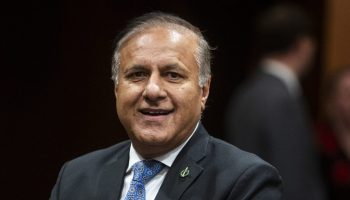 President of the Treasury Board Shafqat Ali and Minister of Government Transformation Public Works and Procurement Joël Lightbound appear before the House of Commons Standing Committee on Government Operations and Estimates on  Oct. 30, 2025. The Hill Times photograph by Andrew Meade