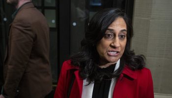 President of the Treasury Board Anita Anand arrives for the Liberal party. The Hill Times photograph by Andrew Meade