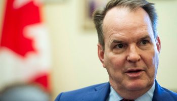 Leader of the Government in the House of Commons Steven MacKinnon sits for an interview in his office in West Block on  May 28, 2025. The Hill Times photograph by Andrew Meade