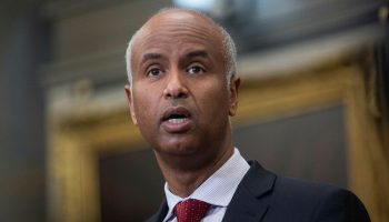 Minister of Housing and Diversity and inclusion and Youth Ahmed Hussen speaks with reporters in the House of Commons foyer on  Nov. 15, 2022, in reaction to the Auditor General of Canada’s November 2022 reports tabled in the House of Commons. Andrew Meade