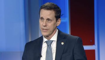 Prince Edward Island Premier Rob Lantz. Screenshot courtesy of CBC News