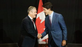 Justin Trudeau and Keir Starmer