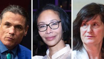 From left to right: Non-Affiliated Senator Patrick Brazeau, Canadian Senators Group Senator Gigi Osler, and Progressive Senate Group Katherine Hay. The Hill Times Photographs.