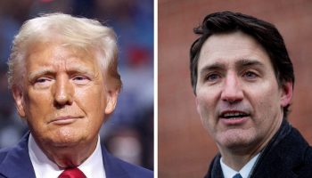 Donald Trump and Justin Trudeau